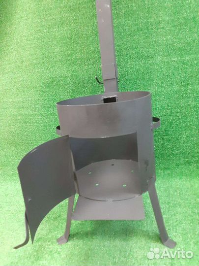 Печь под казан 12л с дымоходом