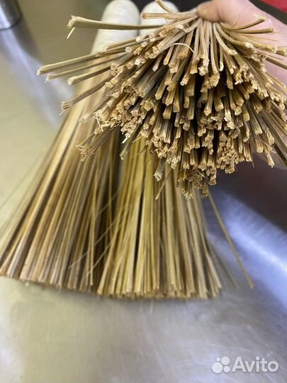 Бамбуковая щетка для вок