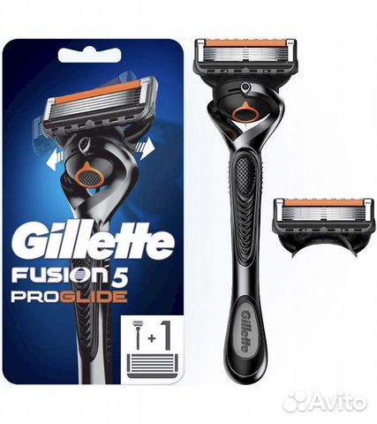 Gillette fusion proglide 5 станок + 2 лезвия