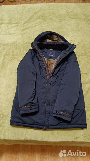 Куртка пуховик мужская размер 54-56 бу