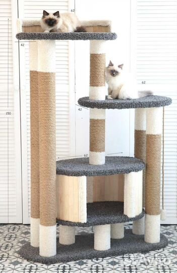 Домик для кошки с когтеточкой