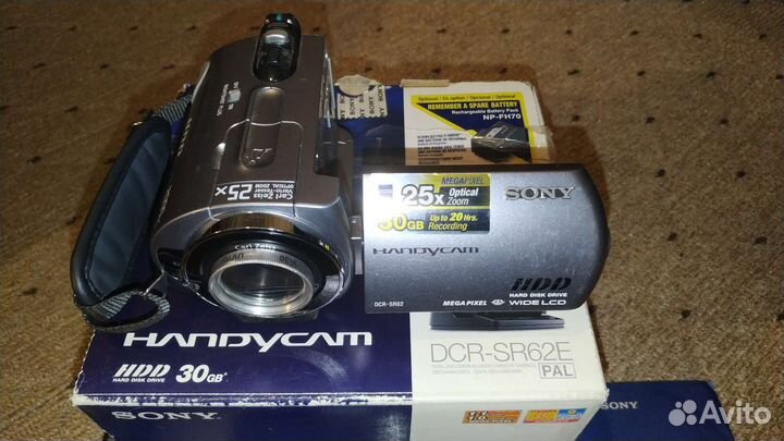 Видеокамера sony handycam dcr-sr62e