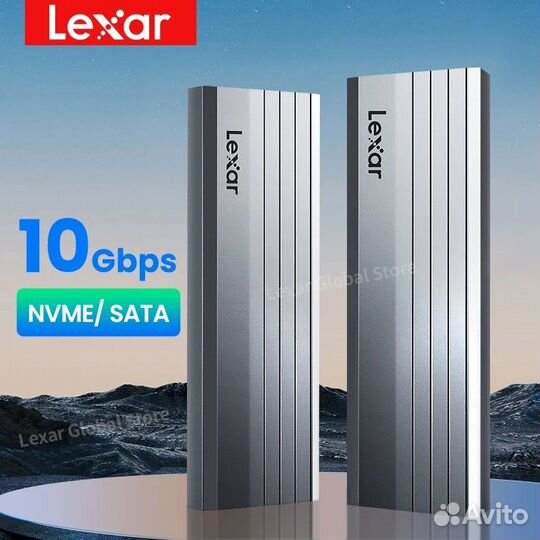 Корпус Lexar NVMe и SATA E300 USB 10 Гбит/с