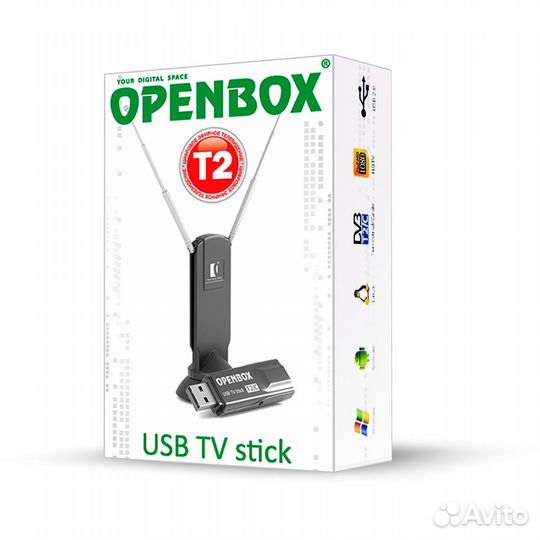Комплект Openbox USB тюнер DVB-T2/C + антенна