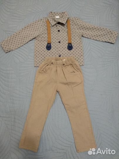 Нарядный костюм для мальчика (86-92) брюки/рубашка