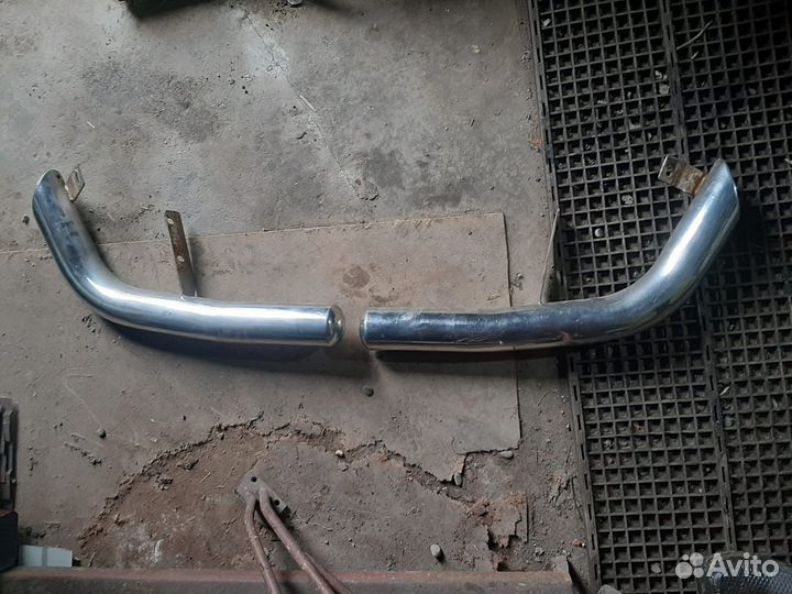 Защита заднего бампера d76мм Тойота RAV 4 III