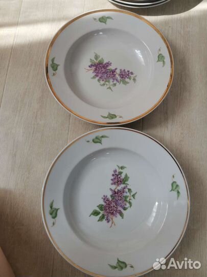 Столовый сервиз сирень дулево СССР