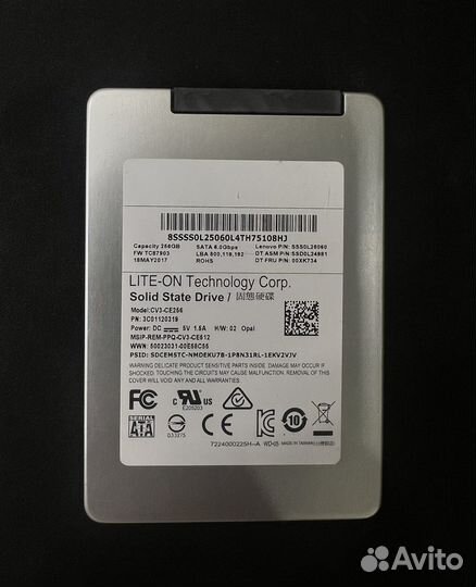 Ssd 256 lenovo