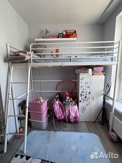 Кровать чердак IKEA свэрта