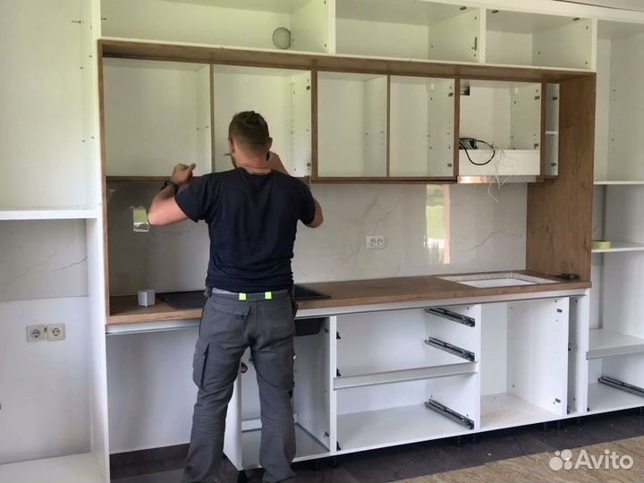 Сборка кухни установка кухни