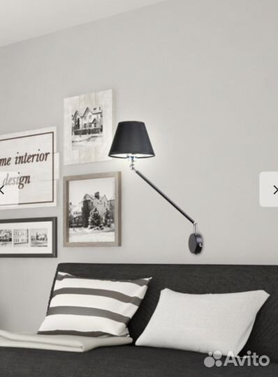 Светильник настенный / бра черный