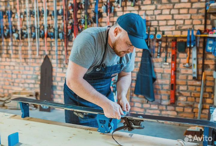 Заточка кантов и ремонт горных лыж и сноубордов