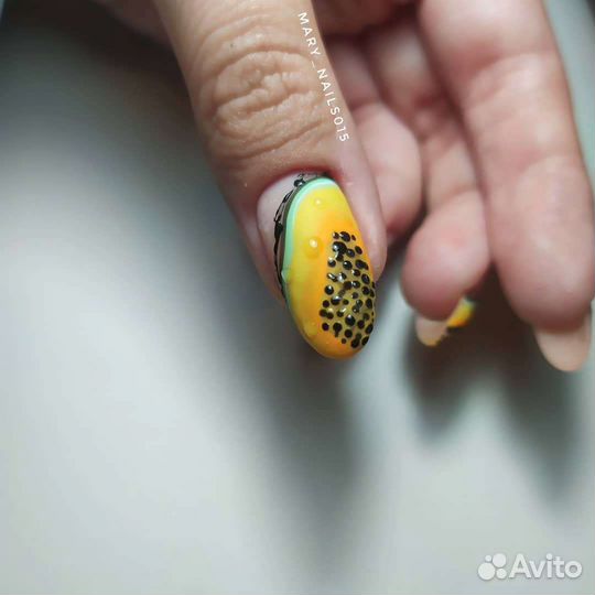 Комбинированный маникюр/наращивание ногтей