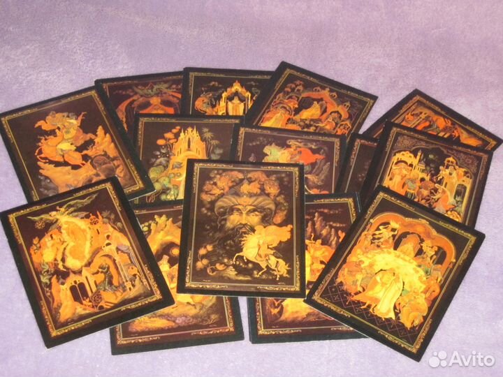 Карманные календари Гжель, Палех, Федоскино,Мстера