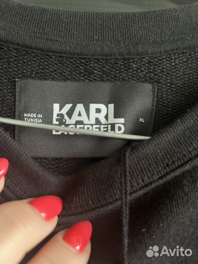 Свитшот удлиненный женский Karl Lagerfeld, новый