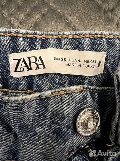 Джинсы zara бананы 36