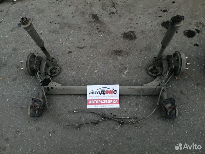 Задняя балка Chevrolet Aveo T250 седан