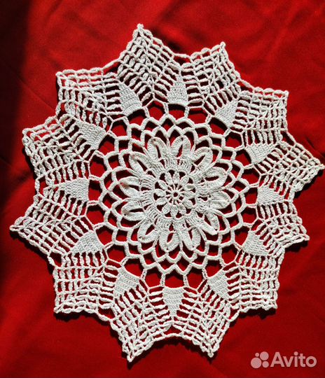 Салфетка крючком