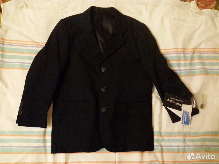 Пиджак детский.чёрный и тёмно-синий. новые р.122