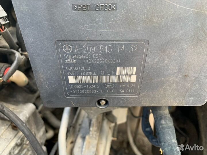 Блок абс Мерседес c180 w203 1.8