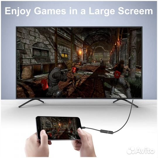 Переходник Type-C папа to hdmi мама ELfoC HD-CMF