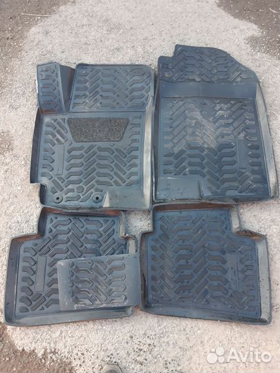 Коврики салона hyundai solaris