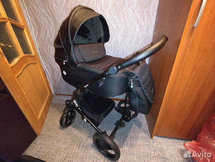Коляска 2 в 1 bebetto torino эко кожа