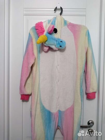 Домашний костюм, Кигуруми Единорог р.140