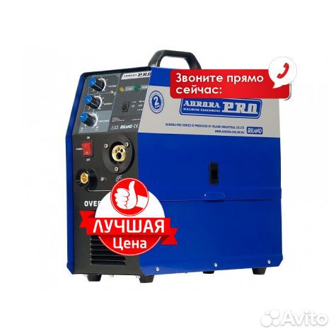 Сварочный ПОЛУАВТОМАТ aurorapro overman 200 (mosfe