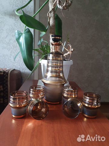 Графин со стаканами чехия