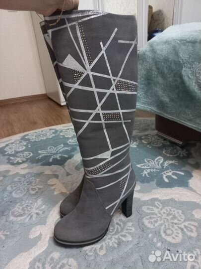 Зимние сапоги натуральные