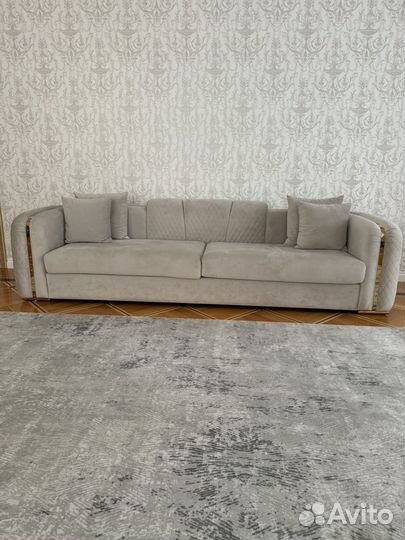 Диван 2 кресла Zebrano Турция и подставка по тв