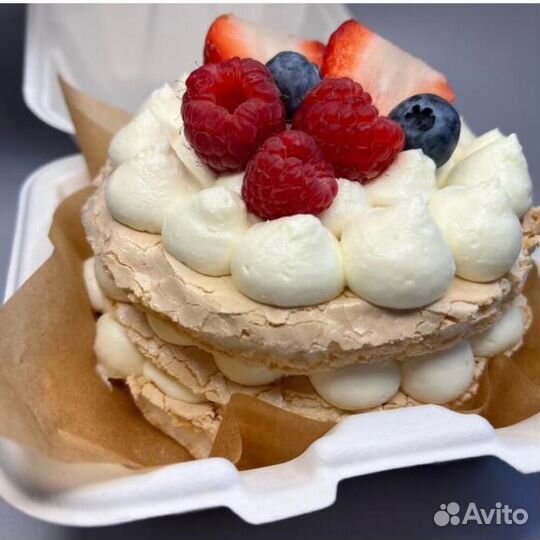 Бенто- торт меренговый,меренговый рулет