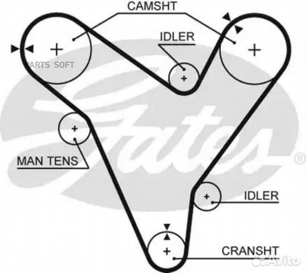 Gates 5379XS 92192X30 HSN Ремень грм