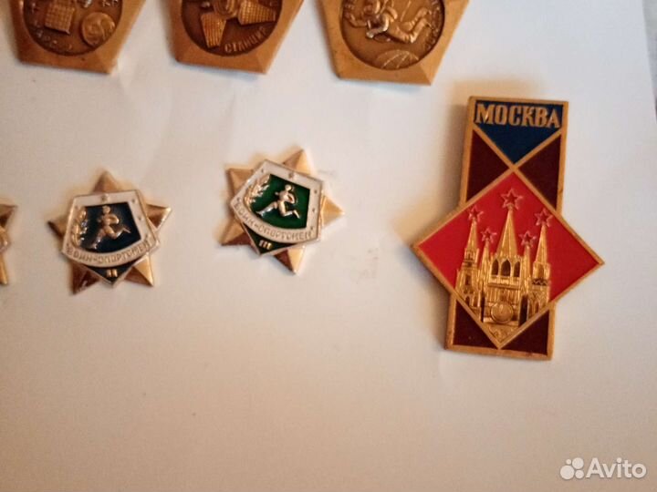 Набор значков космос 12шт