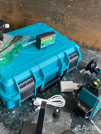 Лазерный уровень Makita 4D нивелир 16 линий