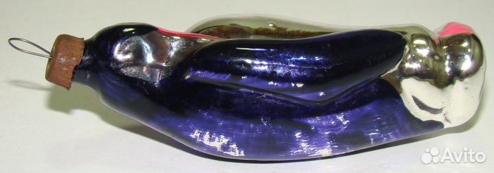 Редкая елочная игру Пингвин. Культигрушка. СССР