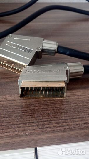 Профессиональный scart-кабель luxmann, 2метра