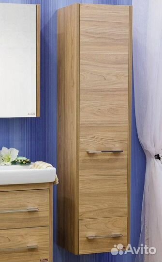 Шкаф-пенал Sanflor Ларго 2 R, вяз швейцарский