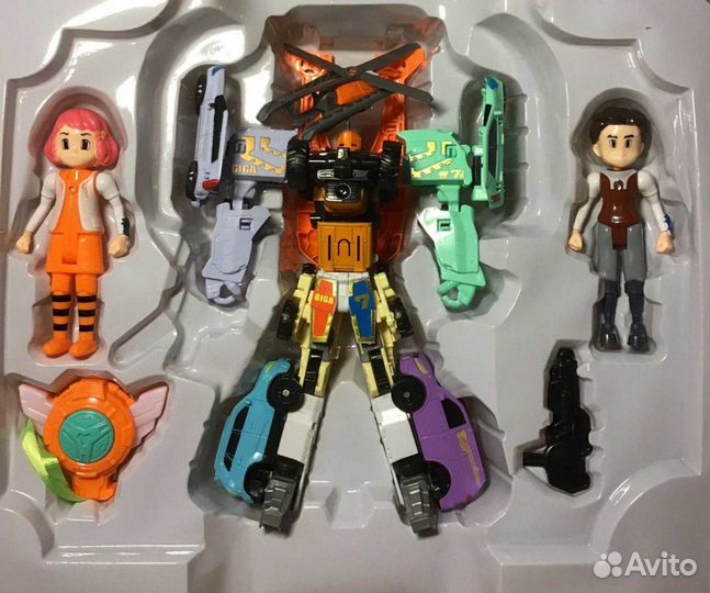 Мощный Робот Тобот 7 giga 10 с героями 3+