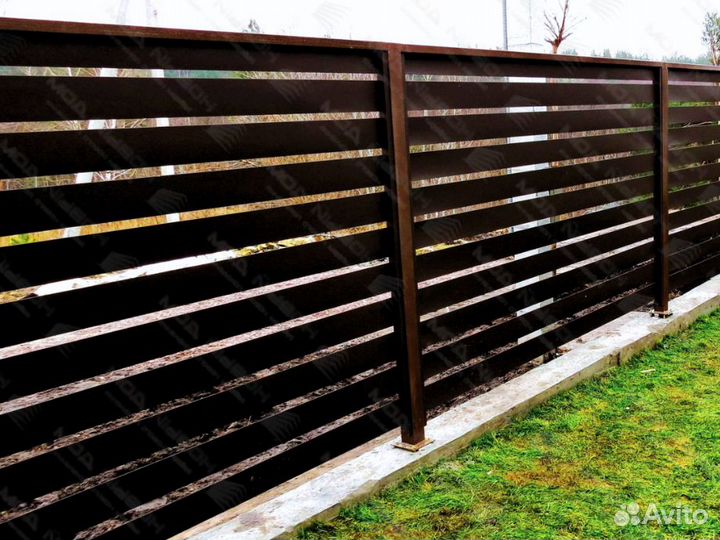 Забор Ранчо горизонтальный