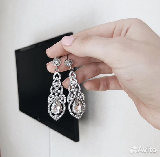 Серьги вечерние