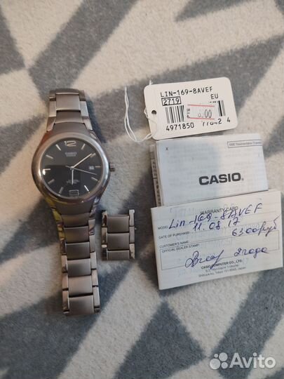 Наручные часы Сasio lin-169 из Титана