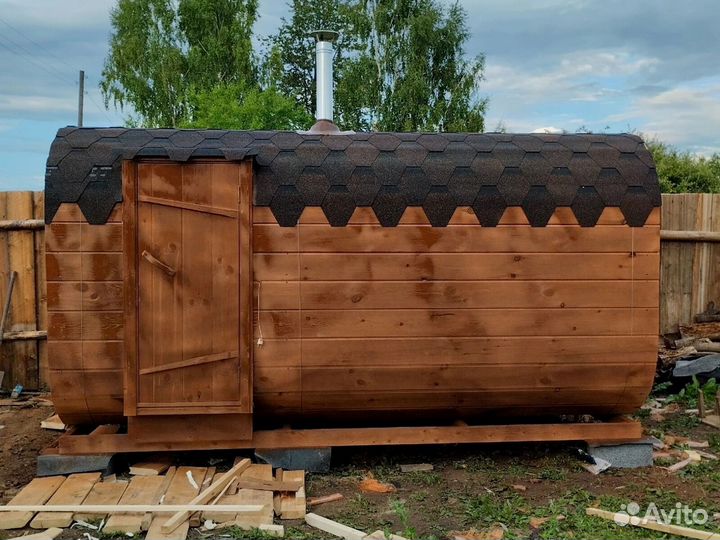 Баня бочка под ключ