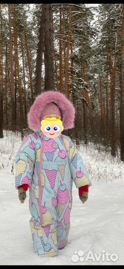 Детский зимний комбинезон “Batik” для девочки