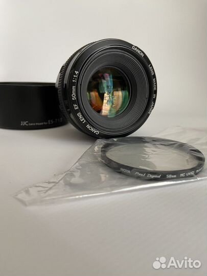 Обьектив Canon EF 50mm f 1:1.4 made IN japan