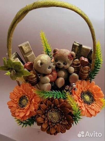 Яркая композиция из мыльной основы