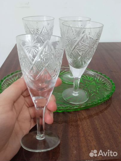Хрустальные фужеры