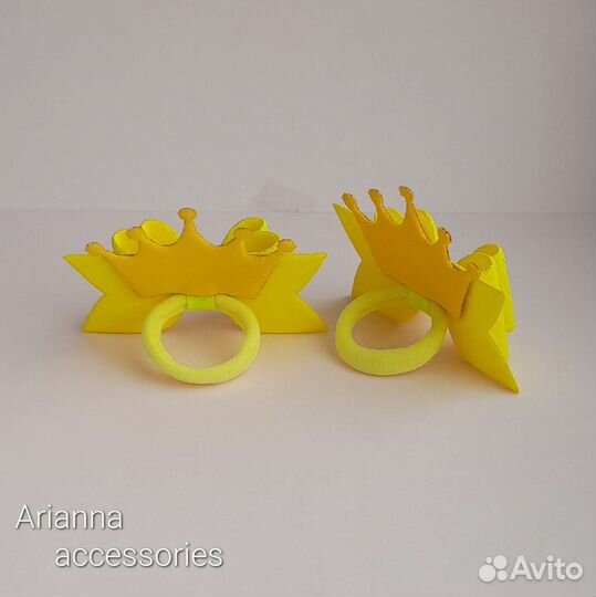 Резинки ручной работы с короной