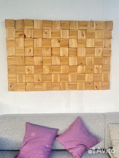 Картина панно из дерева